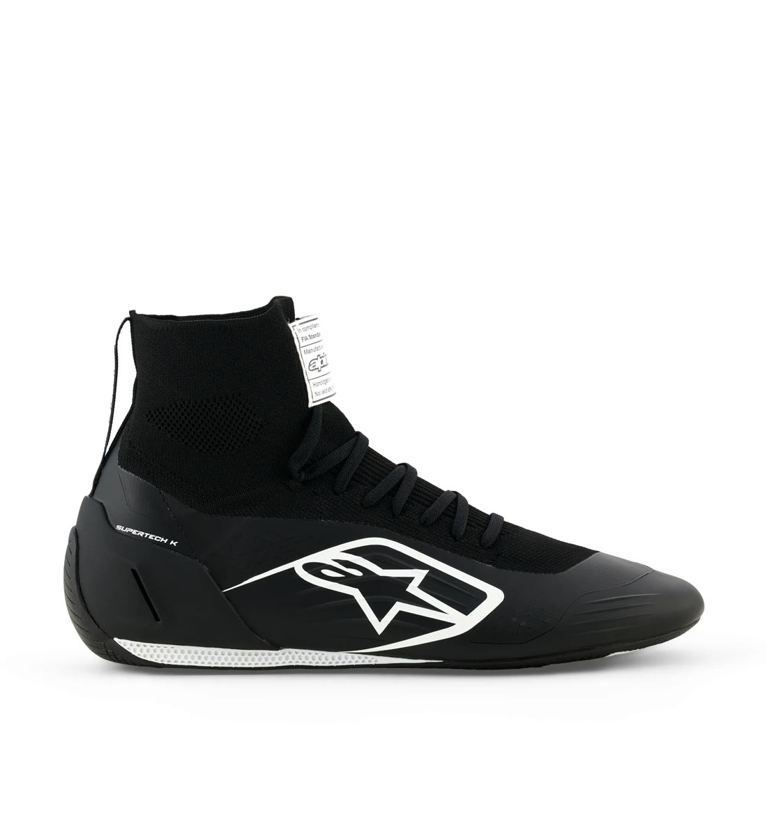 Alpinestars Supertech K Boots - Black/White