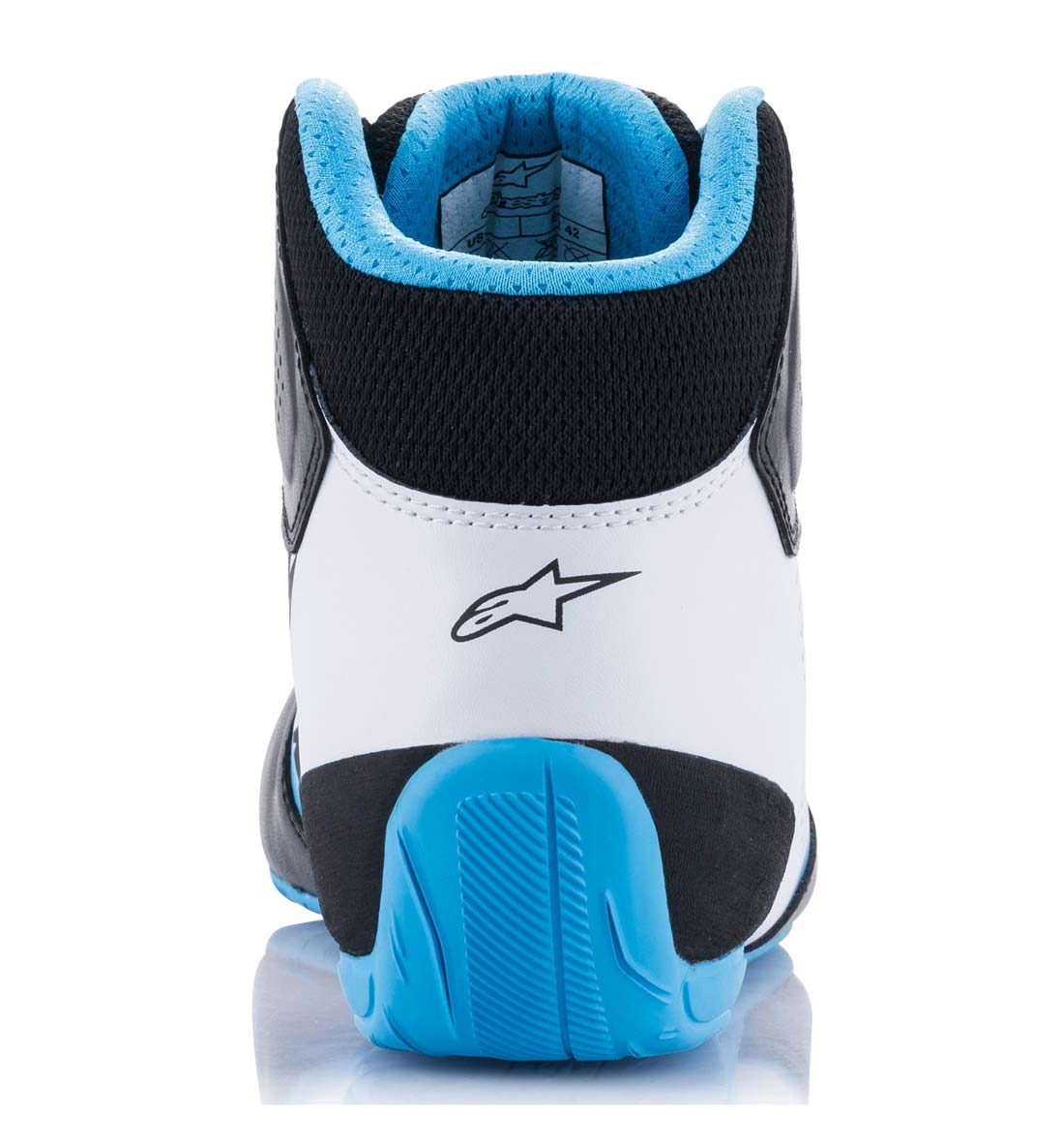Alpinestars Tech-1 K Start V2 Boot - Black/White/Light Blue