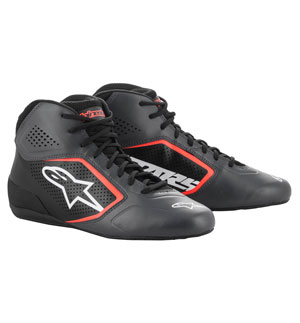 Alpinestars Youth Tech-1 K Start V2 Boot - Asphalt/Black/Orange Fluo