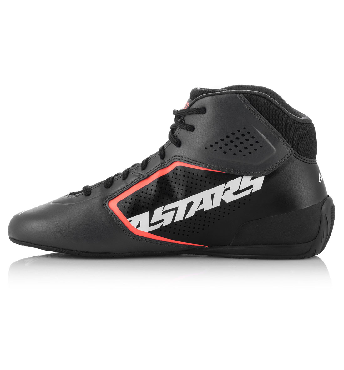 Alpinestars Youth Tech-1 K Start V2 Boot - Asphalt/Black/Orange Fluo