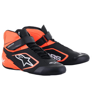 Alpinestars 2022 Tech-1 K Boot - Black/OrangeFluo/White
