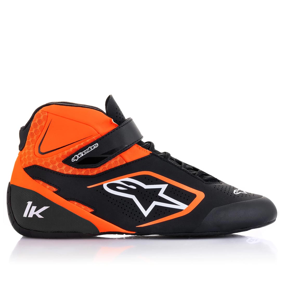 Alpinestars 2022 Tech-1 K Boot - Black/OrangeFluo/White