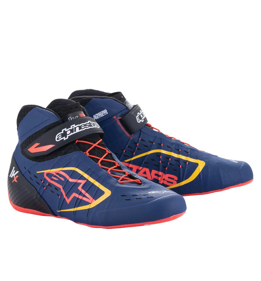 Alpinestars Tech-1 KX Boot - Blue/Red/Fluo Yellow