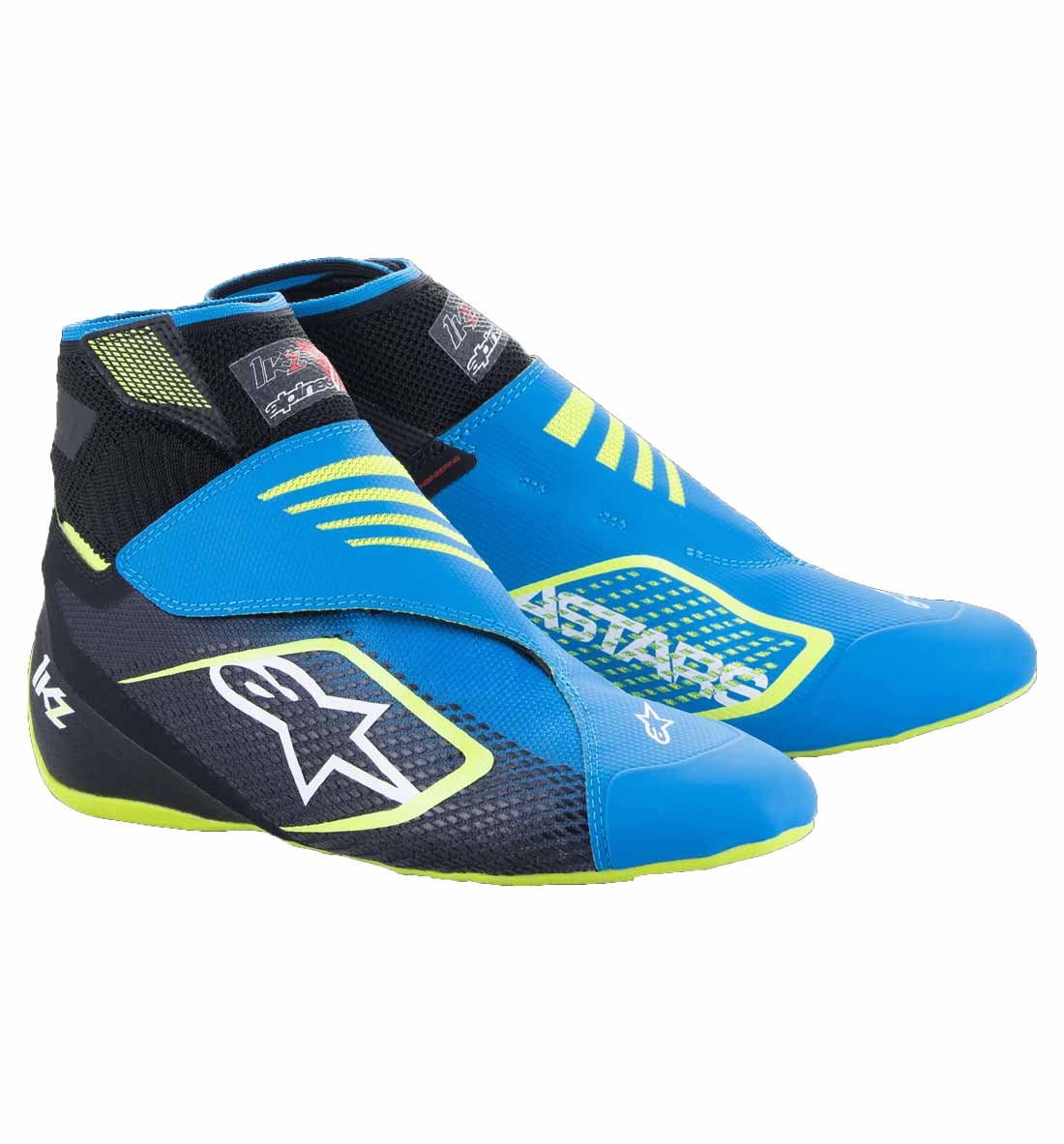 Alpinestars Tech-1 KZ V2 Boots - Black/Yellow Fluo
