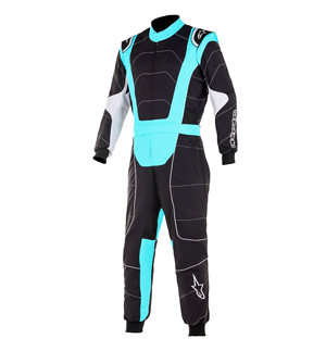 Alpinestars KMX-3 V2 S Suit | Black/Turquoise | 120cm Age 6-7