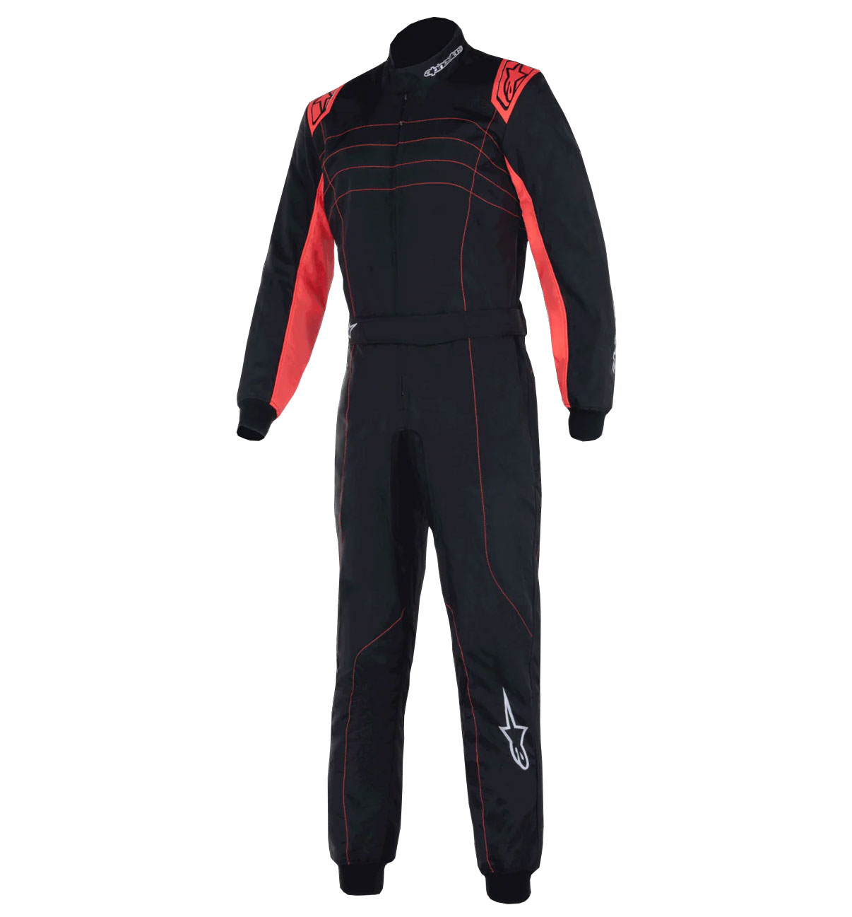 Alpinestars KMX-9 V3 Suit - Black/Red Fluo