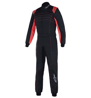 Alpinestars KMX-9 V3 Suit - Black/Red Fluo