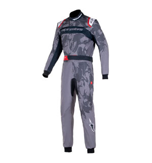 Alpinestars KMX-9 v2 GRAPH5  Suit - Black/Dark Gray