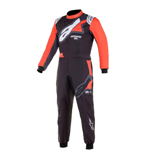 Alpinestars KMX-9 V2 S Graph Suit - Black/Red/White