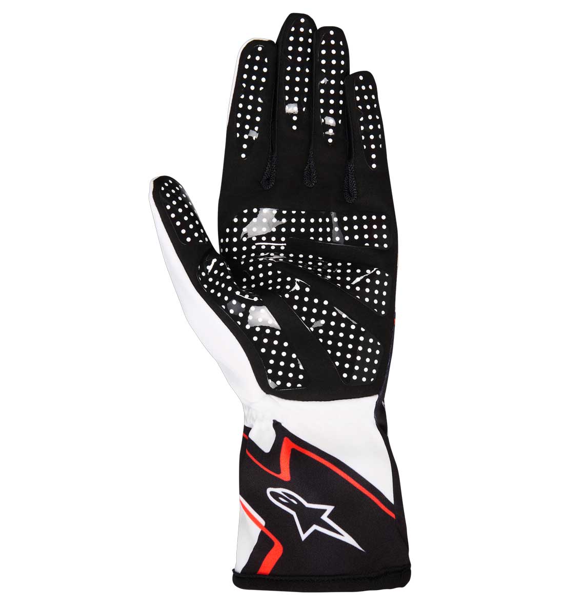 Alpinestars Tech-1 K Race V2 Graphic 1 - White/Black/Hot Orange