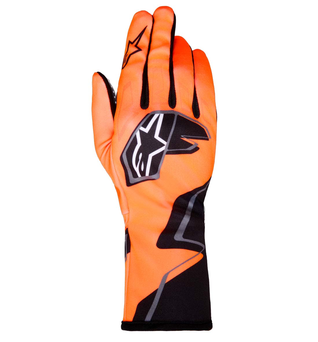 Alpinestars Tech-1 K Race V2 Graphic 1 - Orange Fluo/Black/White