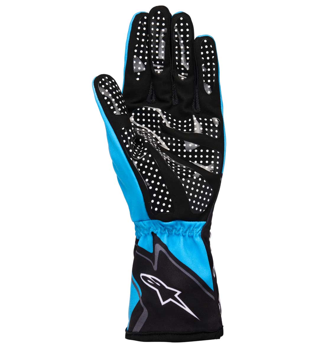 Alpinestars Tech-1 K Race V2 Graphic 1 - Cyan/Black/White
