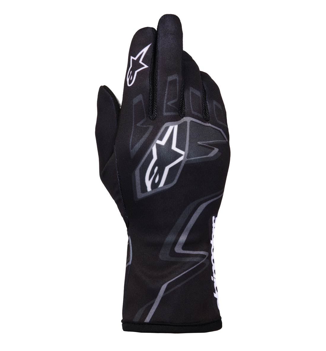 Alpinestars Tech-1 K Race V2 Graphic 1 - Black Tar/Grey/White