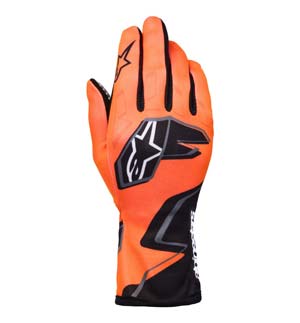 Alpinestars Tech-1 K Race S V2 Graphic 1 - Orange Fluo/Black/White