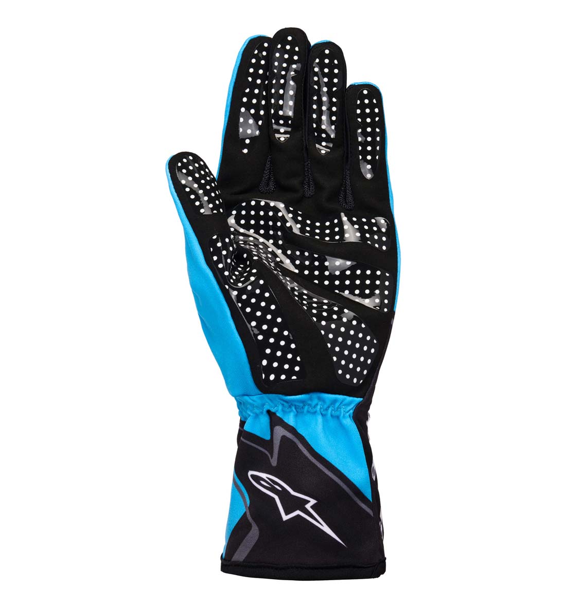 Alpinestars Tech-1 K Race S V2 Graphic 1 - Cyan/Black/White