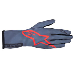 Alpinestars Tech-1 K Race V2 Pure Gloves - Asphalt/Red