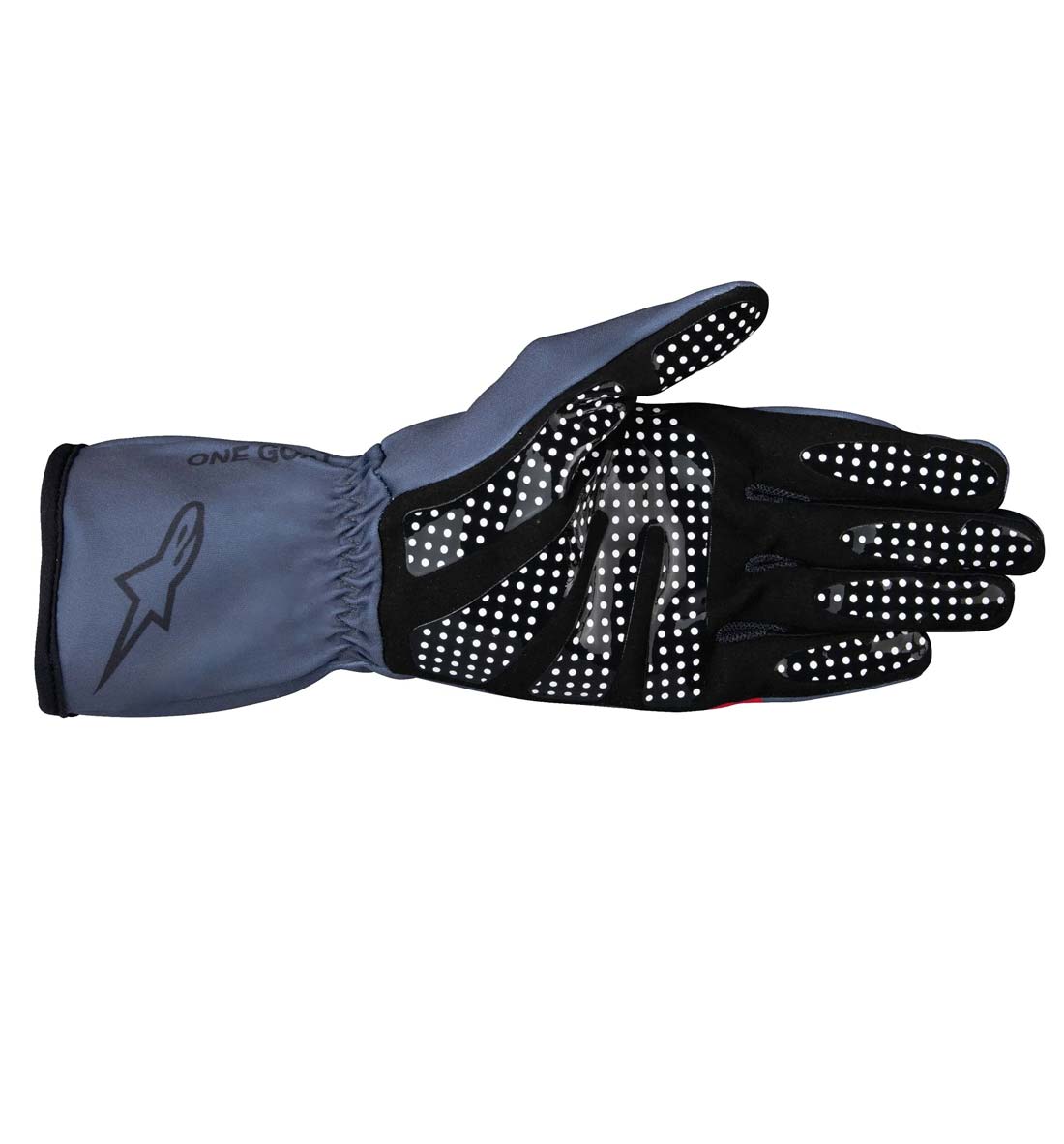 Alpinestars Tech-1 K Race V2 Pure Gloves - Asphalt/Red
