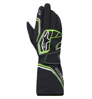Alpinestars Tempest V3 Youth Waterproof - Black/Fluo Green