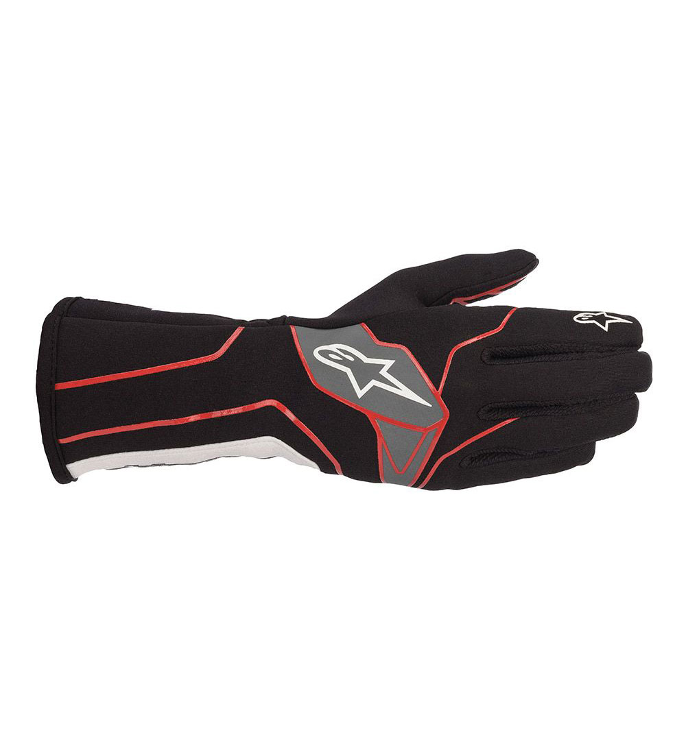 Alpinestars Tech-1 K V2 Gloves - Black/Red/White