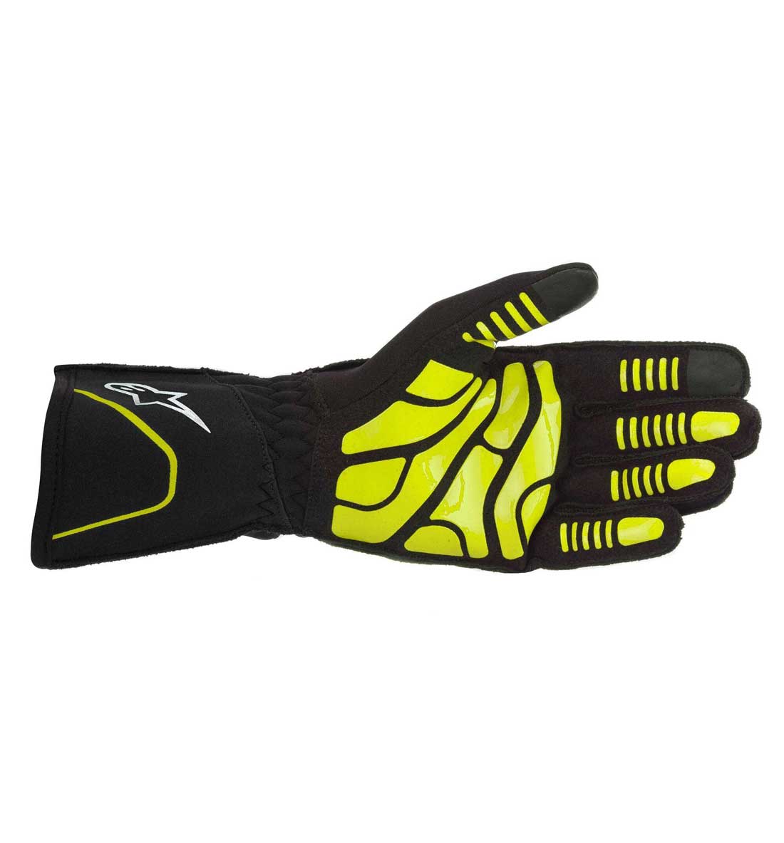 Alpinestars Tech-1 KX V2 Gloves - Black/Yellow Fluo/Anthracite