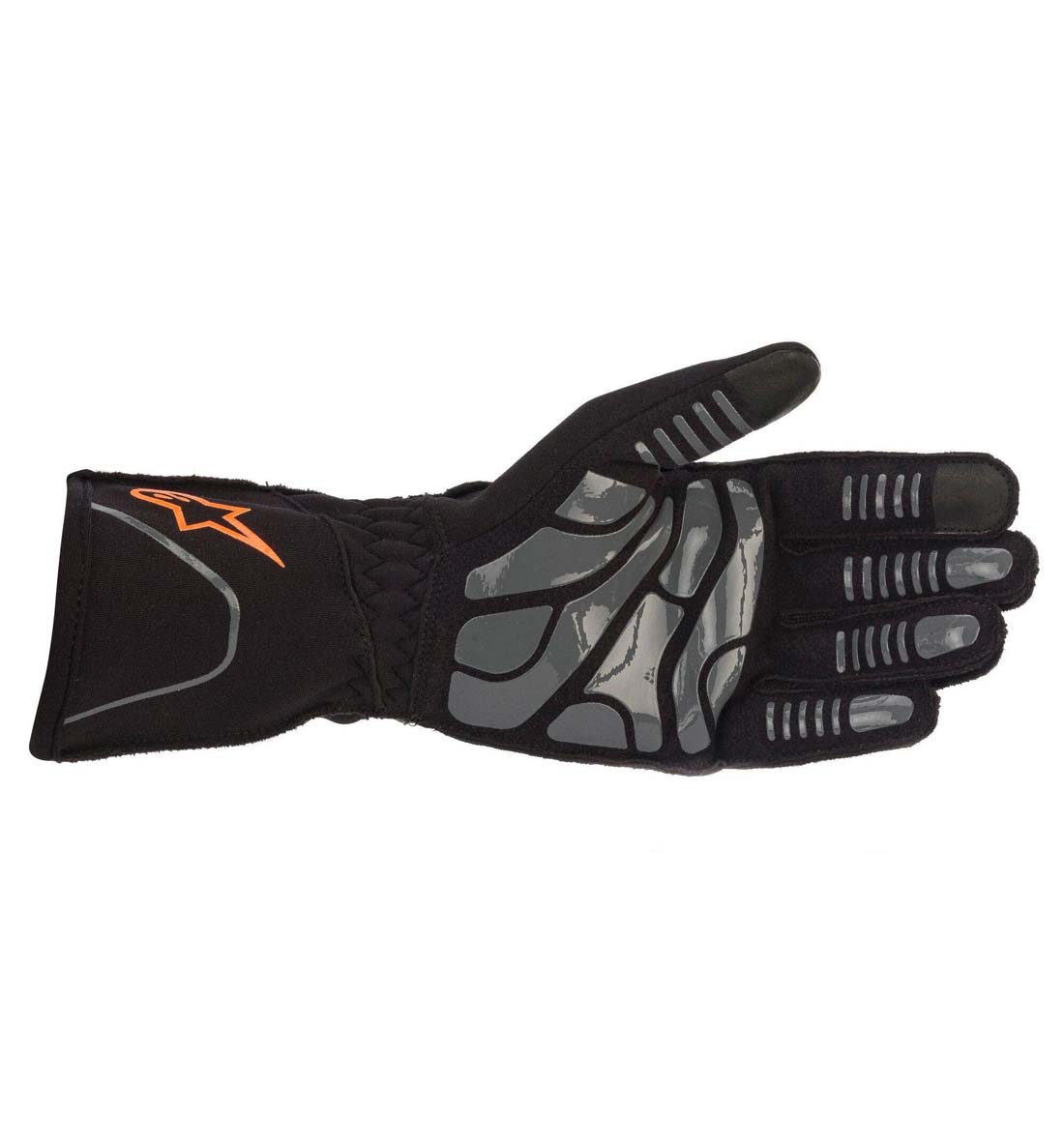 Alpinestars Tech-1 KX V2 Gloves  - Black/Orange Fluo