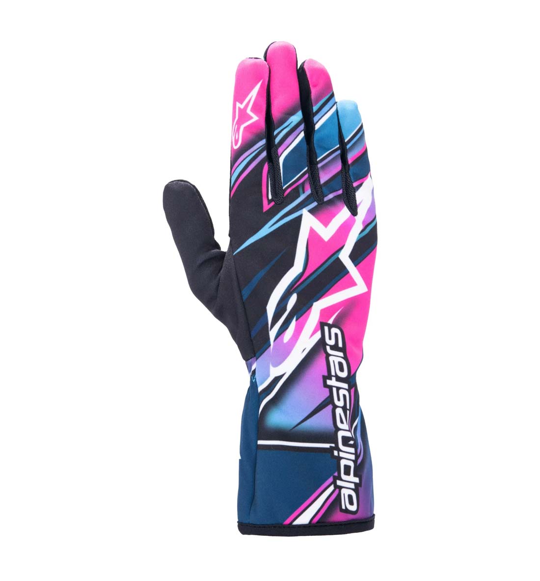 Alpinestars Tech-1 K Race V2 Competition | Fuchsia/Cyan/White