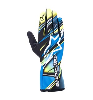 Alpinestars Tech-1 K Race V2 Competition | Yellow Flu/Blue/White