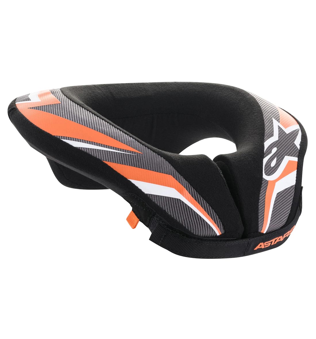 Alpinestars Sequence Youth Neck Roll - Black/Anthracite/Orange