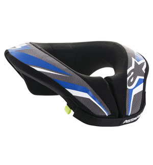 Alpinestars Sequence Youth Neck Roll - Black/Anthracite/Blue