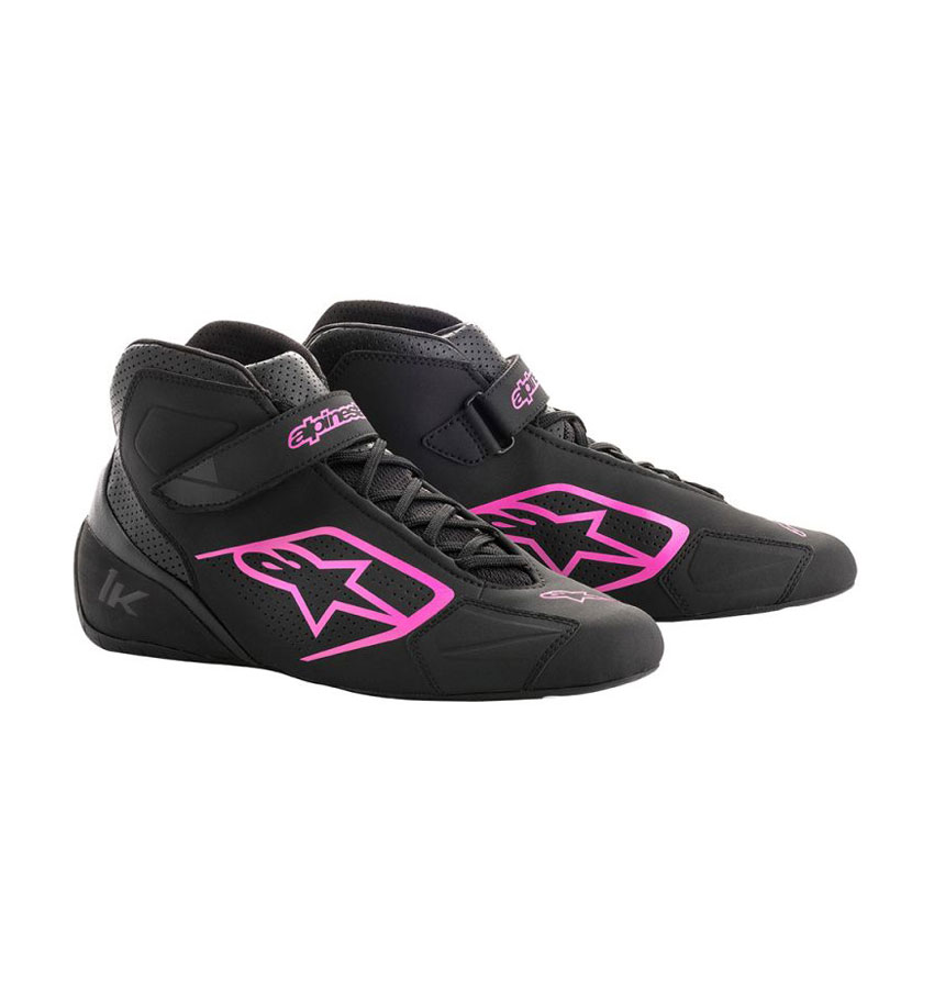 Size: 13, Black/Fuchsia Alpinestars Tech 1-K Karting Shoes 