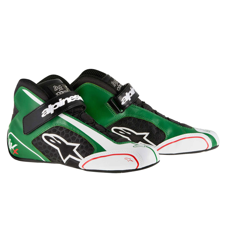 Alpinestars Tech 1-KX Shoe - Green/Black/White