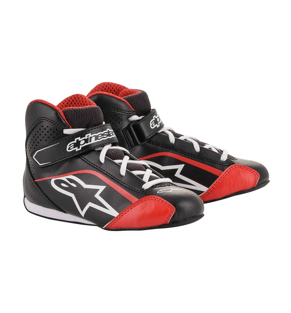 Alpinestars Tech-1 K S | Black/White/Red | Size UK 11.5 EU30