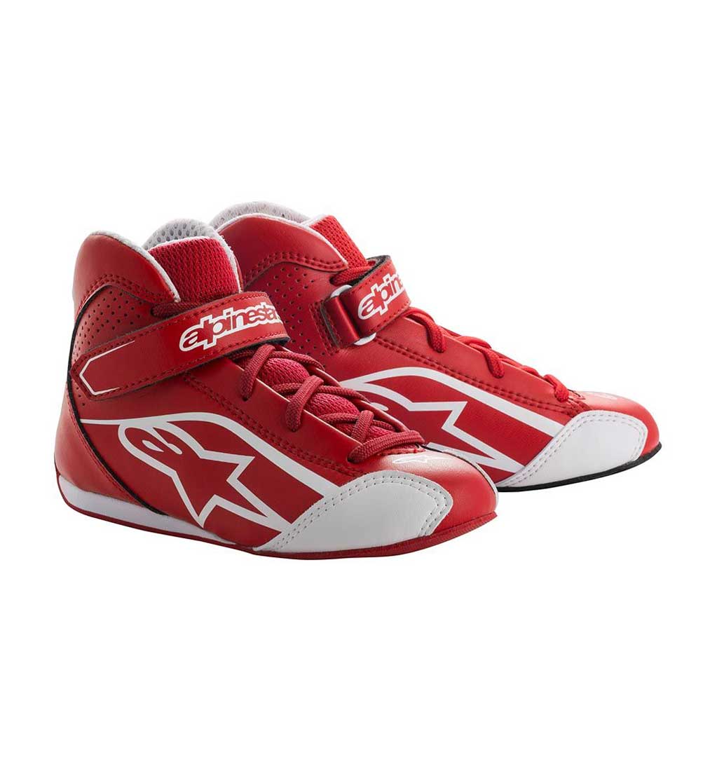 Alpinestars Tech-1 K S | Red/White | Size UK 11.5 EU30