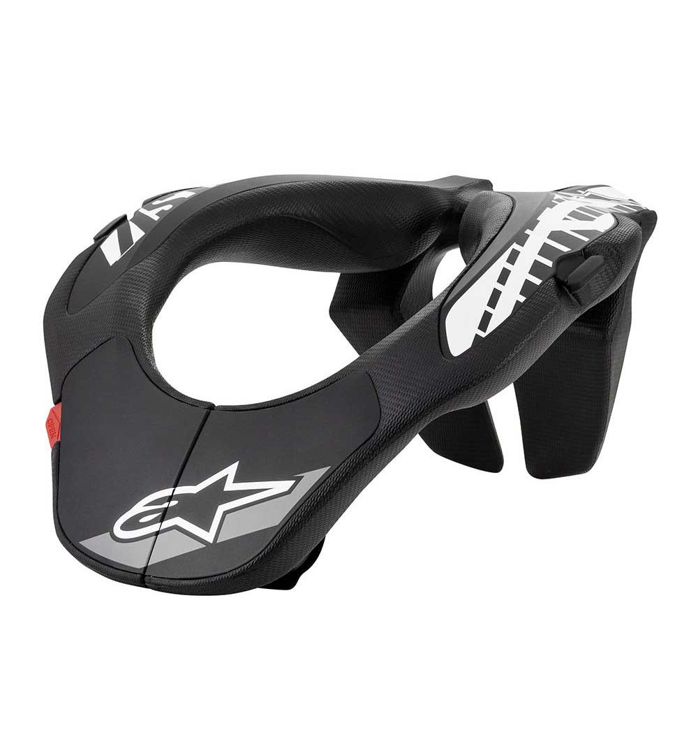 Alpinestars Youth Neck Support | Black/White | One Size