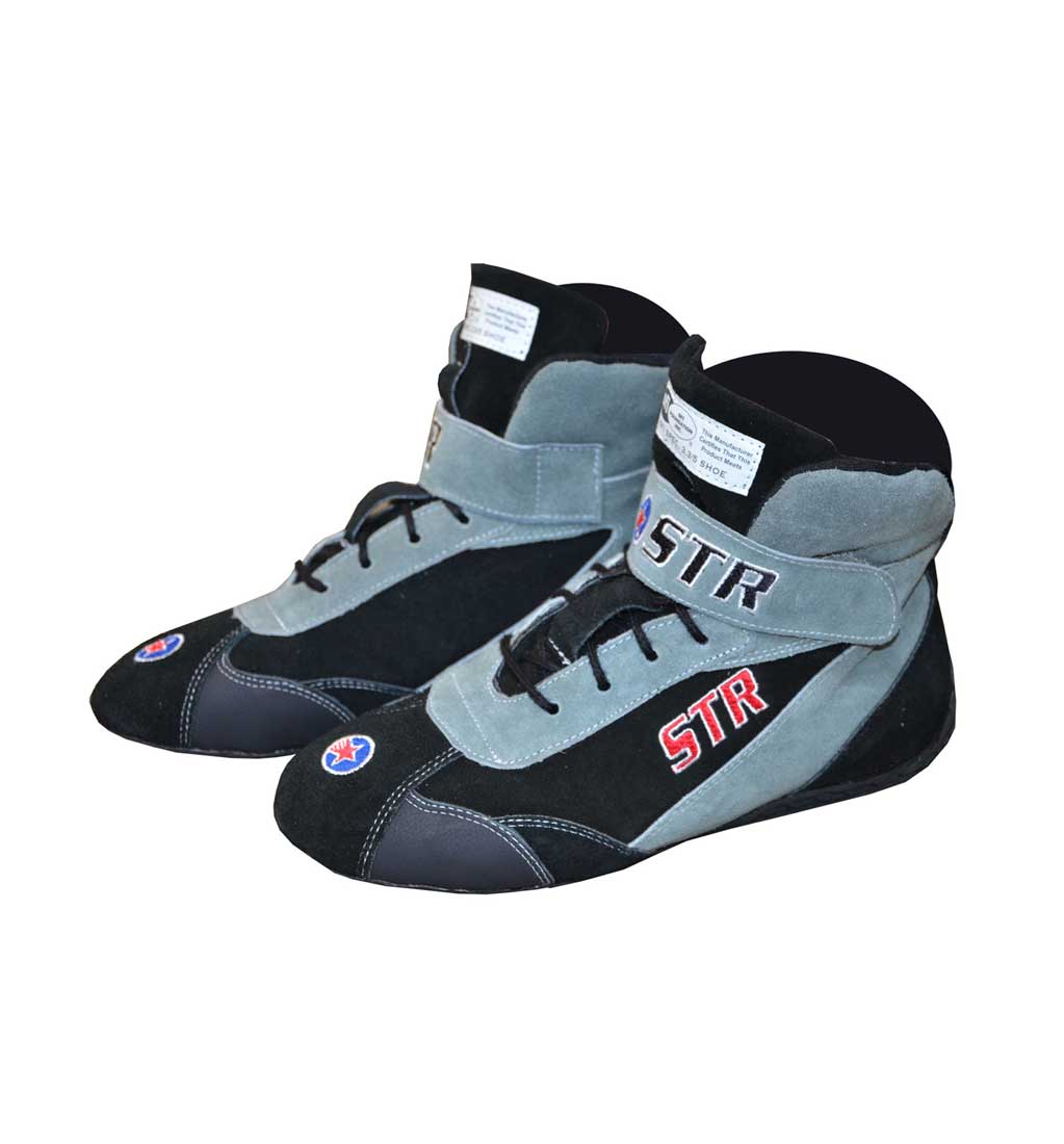 STR Youth 'Comfort' Race Boots  - Black/Grey