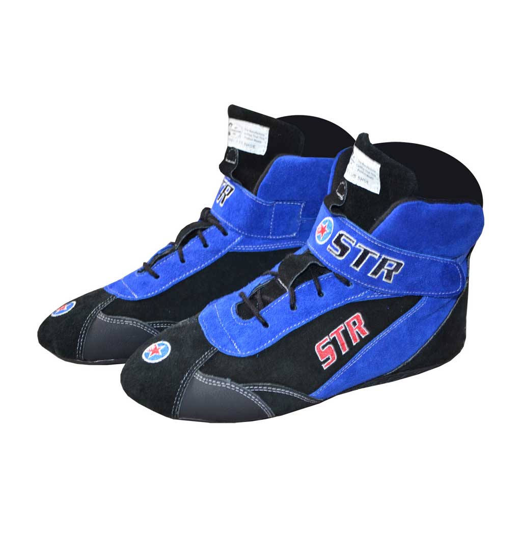 STR Youth 'Comfort' Race Boots - Black/Blue