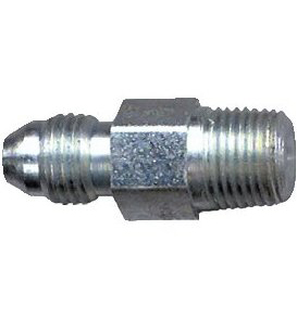 Adaptor 1/8 NPT x M10x1mm Male Fitting - Zinc Plated