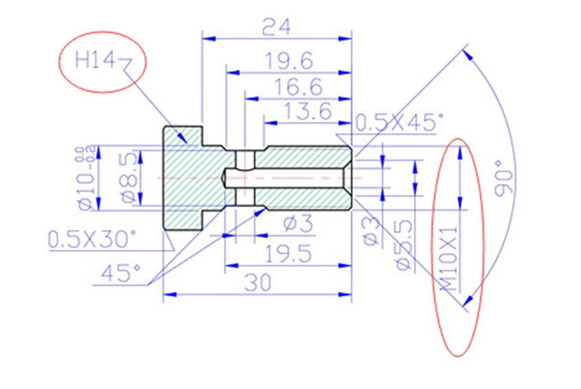 M10x1mm Banjo Bolt - Zinc Plated