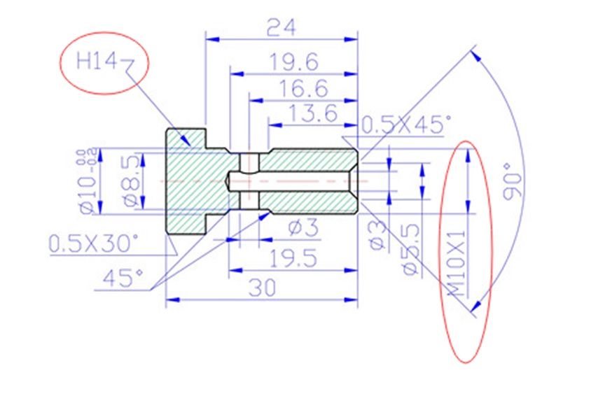 M10x1mm Banjo Bolt - Zinc Plated