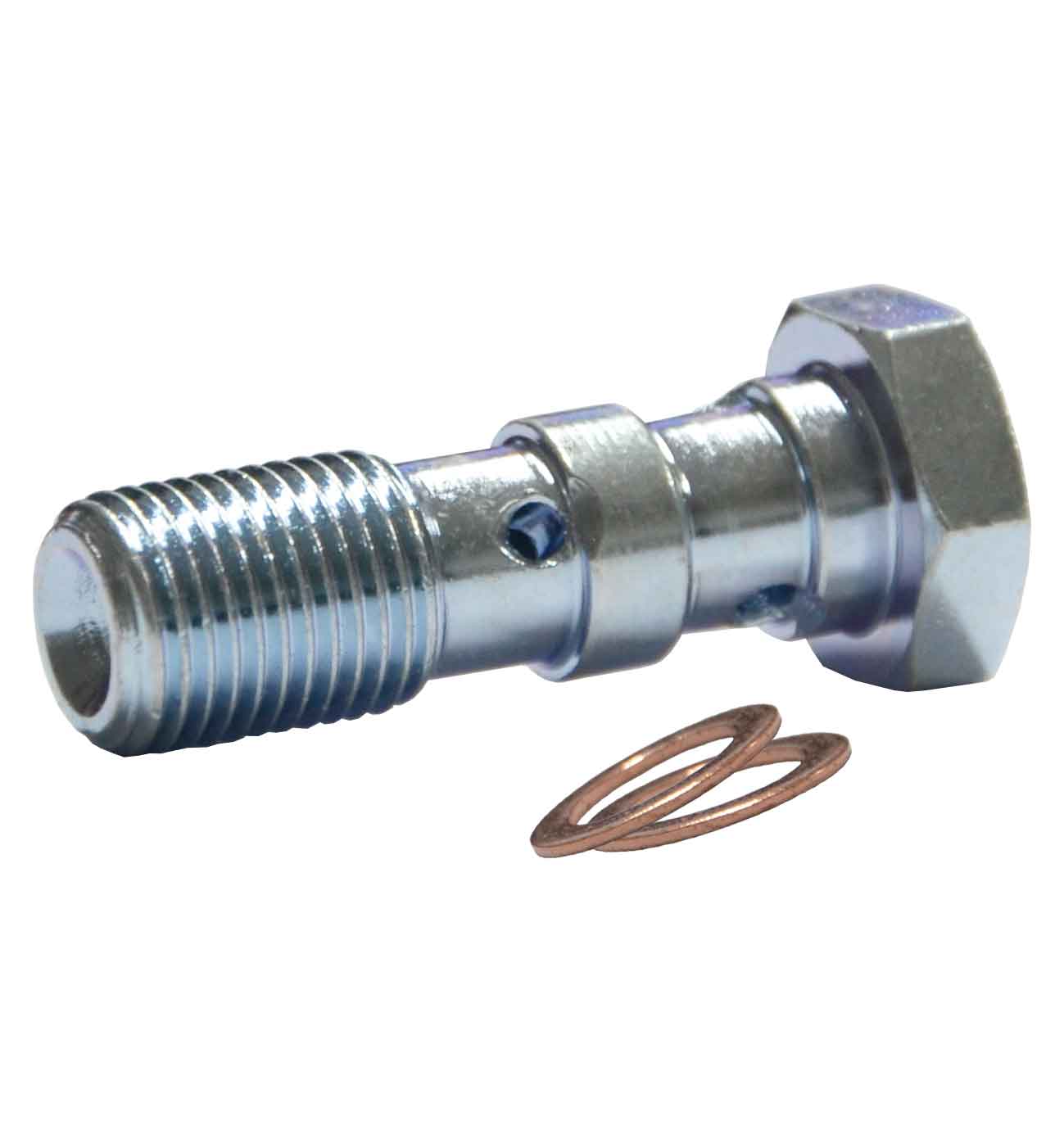 3/8" UNF Double Banjo Bolt - Zinc Plated