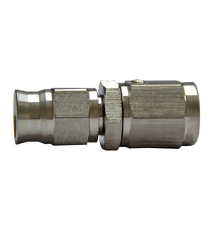 M10x1mm Straight Female for AN-3 (3mm) - Stainless Steel
