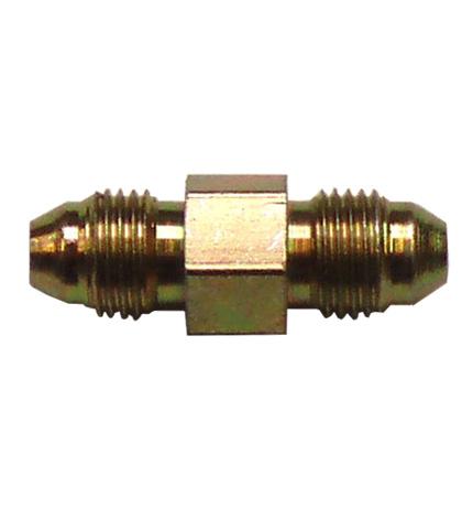 Adaptor M10x1mm Male to Male Fitting - Zinc Plated