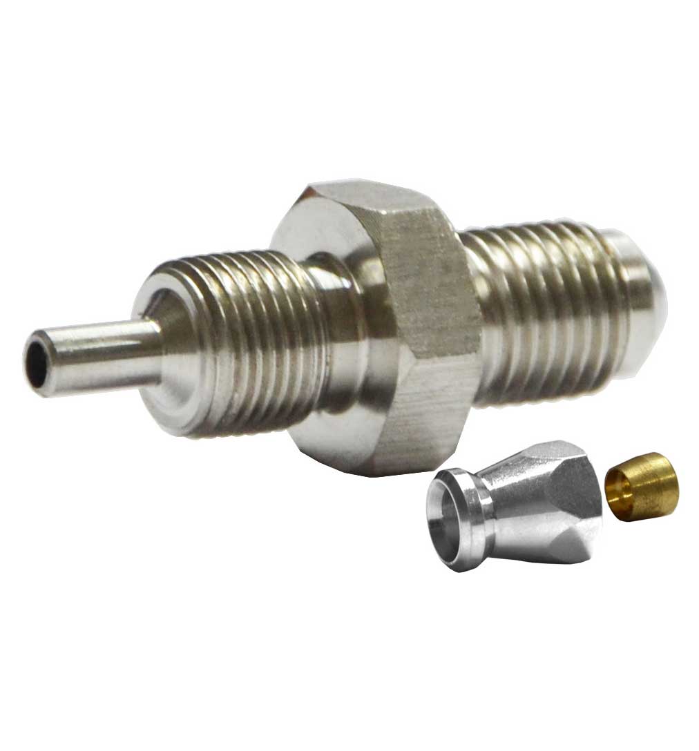 M10x1mm Male Convex Fitting for AN-3 (3mm) - Zinc Plated