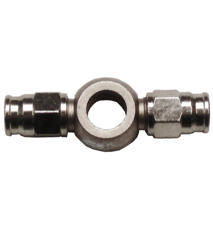 M10 (3/8") Twin Banjo Fitting for AN-3 (3mm - Zinc Plated