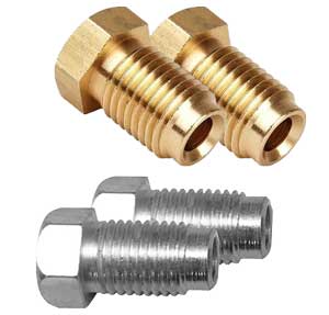 7/16&quot; &amp; 3/8&quot; UNF Brake Nut Pack - 2x Each