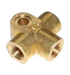 M10 x 1mm Brass T-Piece