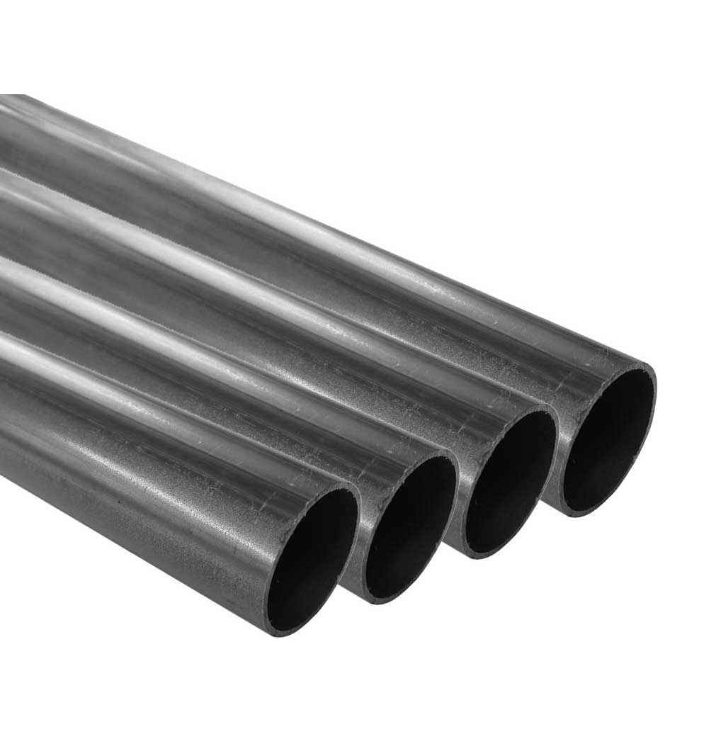 4x 500mm of Cold-Formed, Circular Hollow Section Steel Tubing, ID: 1.5" (38.4mm), OD: 42.4mm,  2mm WT