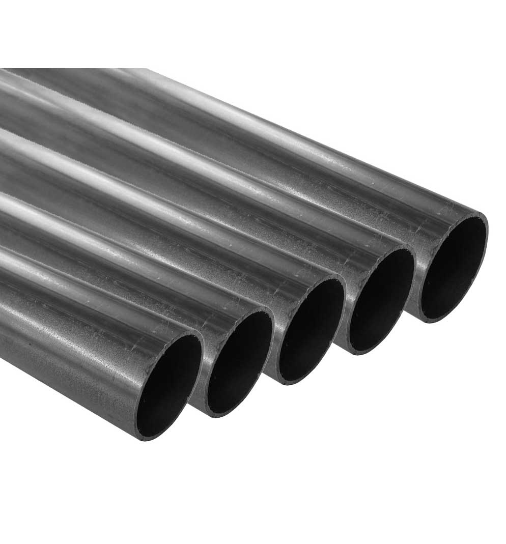 4x 500mm of Cold-Formed, Circular Hollow Section Steel Tubing, ID: 34.4mm, OD: 42.4mm,  4mm WT