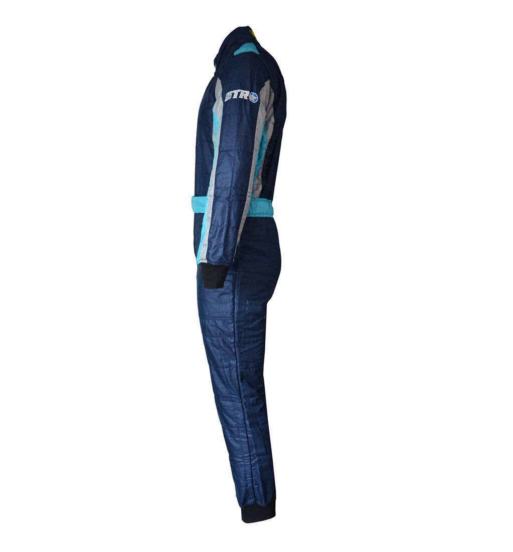 STR 'Club' Race Suit - Navy/Silver/Blue