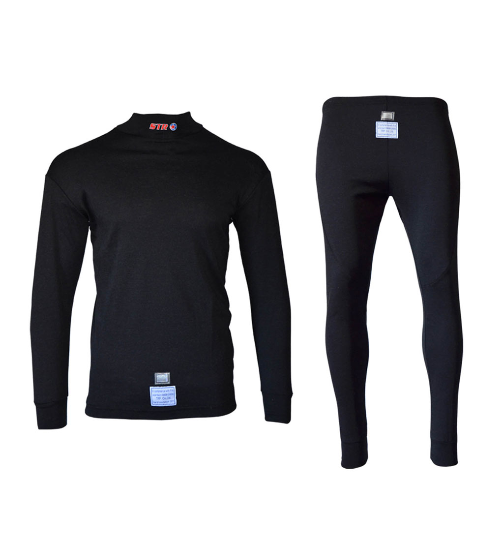 STR Club Rayon/Nomex Set - FIA Approved Black